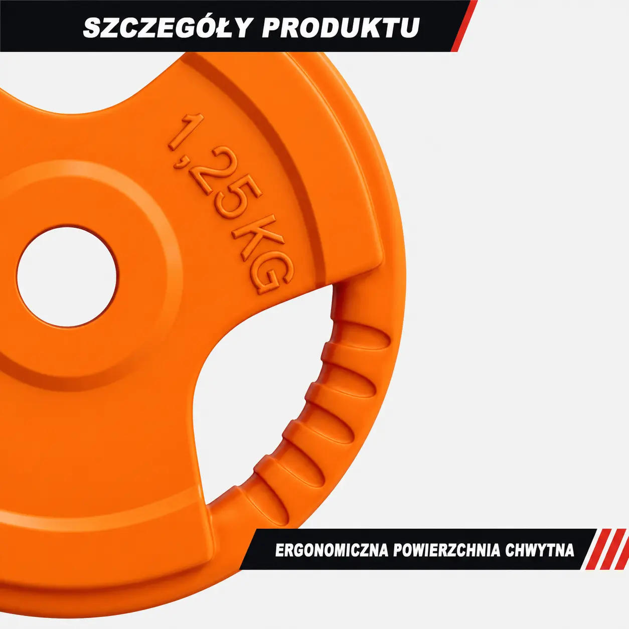 Obciążnik z 3 uchwytami - wygoda transportu i ćwiczeń