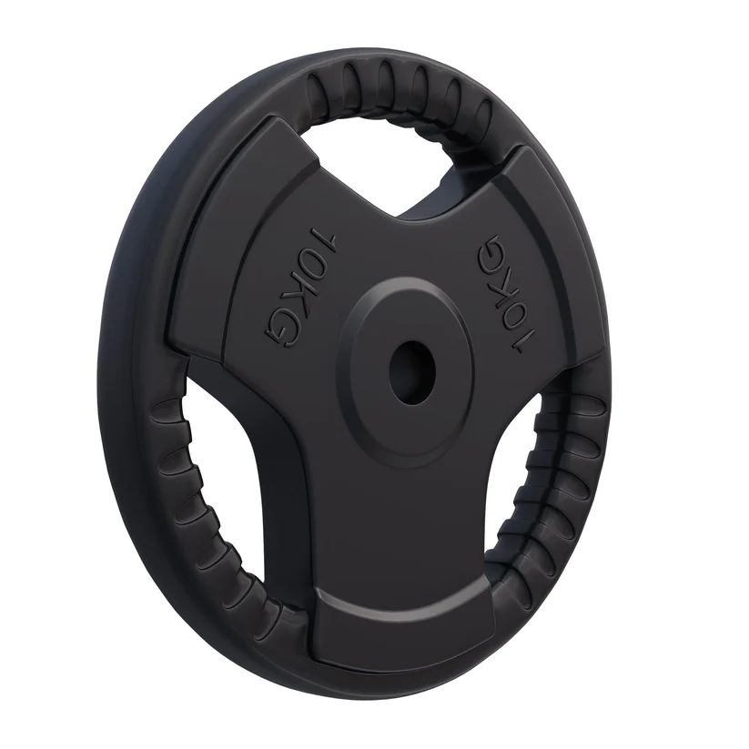 Gumowane talerze do sztangi Gorilla Sports 30/31 mm