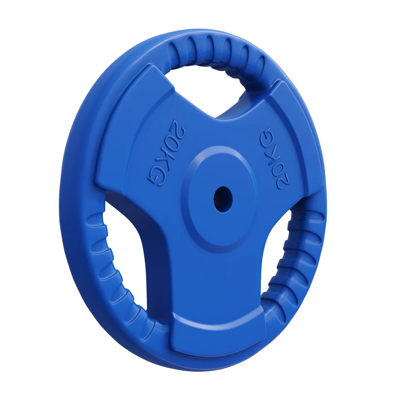 Gumowane talerze do sztangi Gorilla Sports 30/31 mm