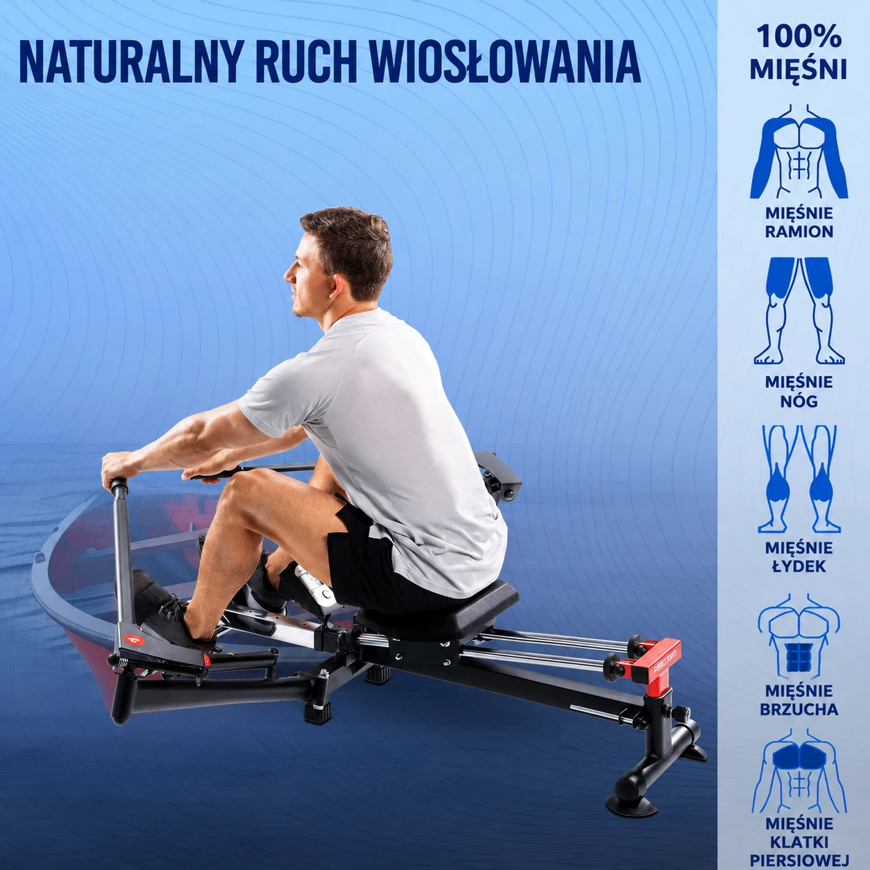 Regulacje wioślarza Christopeit
